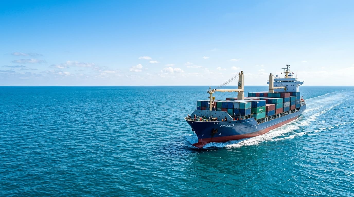 Cargo ship during daytime